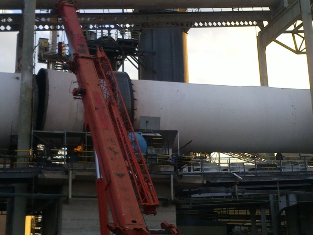 Sostituzione virola forno Colacem Spa